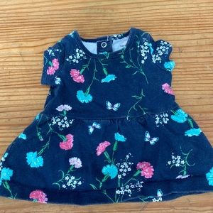 Carter’s baby girl top with button snaps in the back